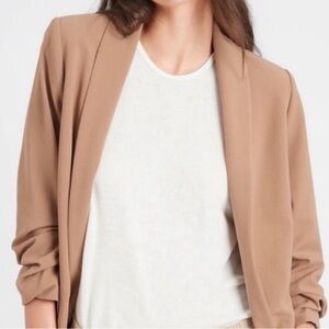 Banana Republic Ruched-Sleeve Blazer